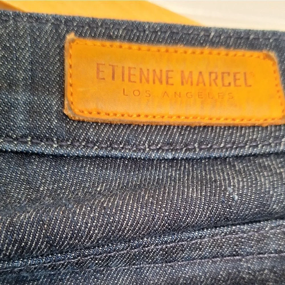 Etienne Msrcel blue jeans red zipper‎ size 27